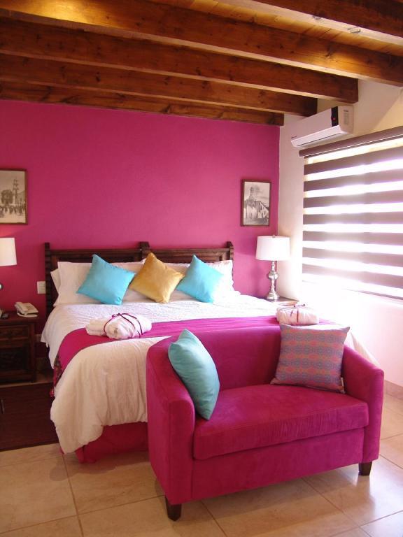 Casa Del Tio Hotel Boutique San Miguel de Allende Szoba fotó A bedroom at the hotel